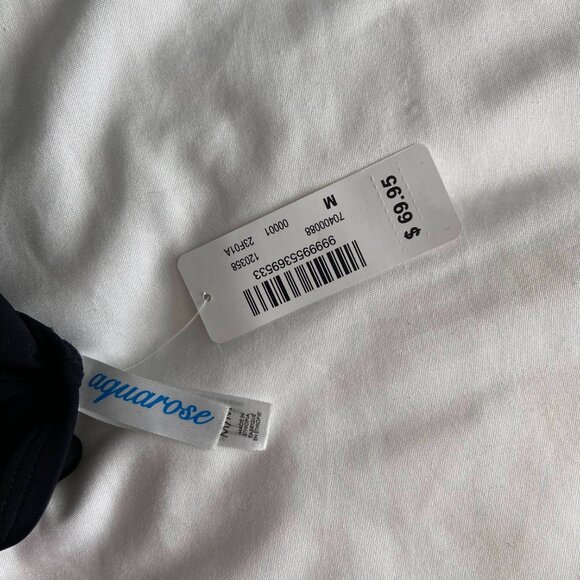 NWT La Vie En Rose Black One Piece Swimsuit - Picture 9 of 9